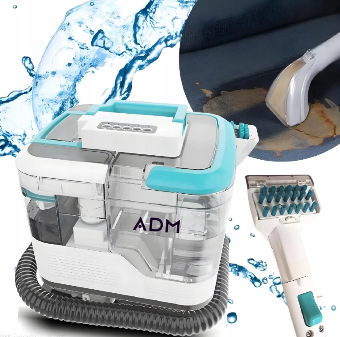 Jedinečný prenosný parný čistič na mokré a suché čistenie